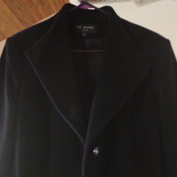 St John Black 100% wool overcoat - Picture 8 of 8